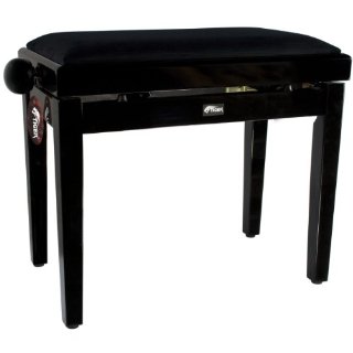 Tiger PST14-BK - Panca per pianoforte, colore nero