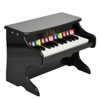 TS Ideen 5226 Pianoforte con 25 Tasti, Nero