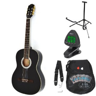 Recensioni dei clienti per Acoustic concerto chitarra classica 4/4 bag + Accessori tappezzeria nera con Gigbag | tripparia.it