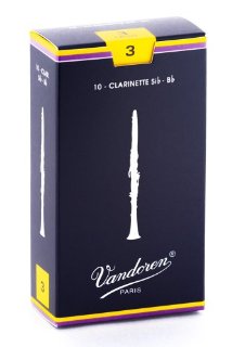 Vandoren CR103 - 10 Ance per clarinetto Bb (forza 3)