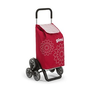 Gimi 1507935010000 Tris Floral Rosso Carrello Portaspesa