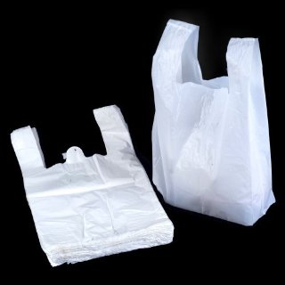 Recensioni dei clienti per 1000x Bianco di plastica della maglia portante Sacchetti - 10 