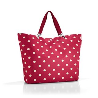 Reisenthel ZU3014 Shopper XL - Borsa da shopping, misura XL: 68 x 45,5 x 20 cm, colore: Rosso a pois