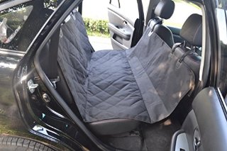 Lalawow car back sit cover for dog 600D coprisedile coperta auto sedile posteriore per Cane copertura sedile auto macchina per Cane Gatto Animali Domestici Viaggio Campeggio (Nero)