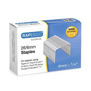 Recensioni dei clienti per Rapesco S11662Z3 - Tipo di Staples 26/6 mm, uso standard nella maggior parte delle cucitrici, Box 5000 unità | tripparia.it