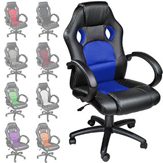 Recensioni dei clienti per TecTake sedia scrivania, Racing - disponibile in diversi colori (blu) | tripparia.it