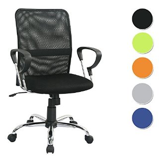 Recensioni dei clienti per SixBros. Design - sedia sedia da ufficio sedia girevole per ufficio nero - H-8078F-2/1322 | tripparia.it