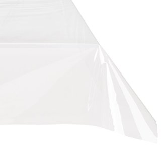 Décor Ligne, Tovaglia di plastica trasparente, Transparente, 140 x 240 cm