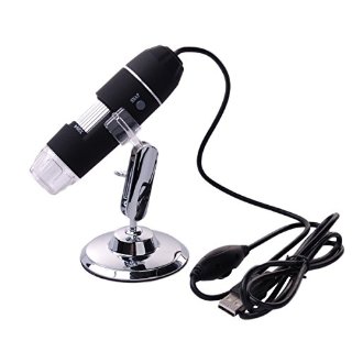 800X Portatile USB 8 White Light LED Digitale Microscopio Endoscope fotocamera 8 LED + Support/ Stand/Holder TE071