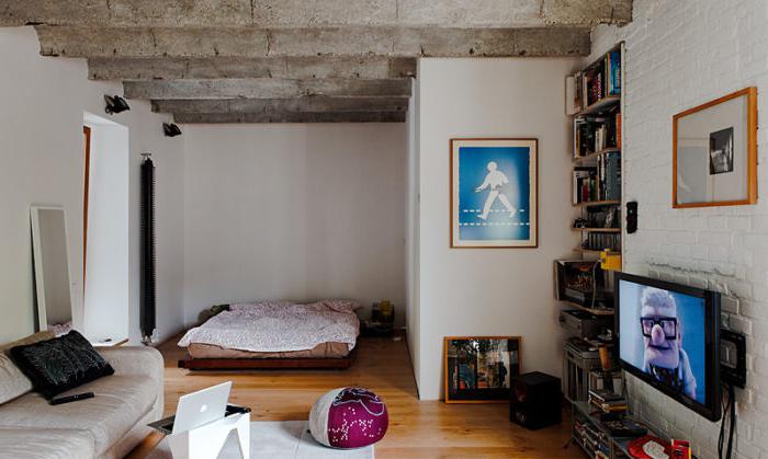 Loft in un piccolo appartamento