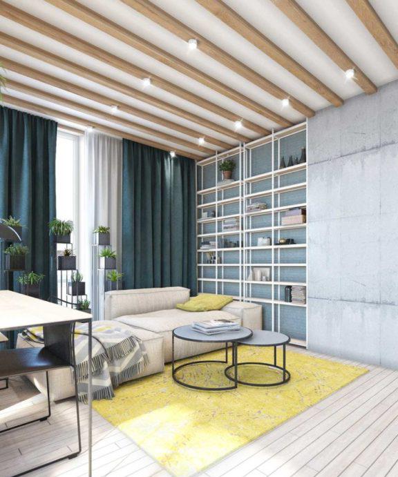 Un mix di loft ed eco-minimalismo negli interni