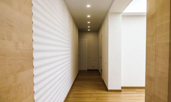 Interior design di corridoio ad alta tecnologia
