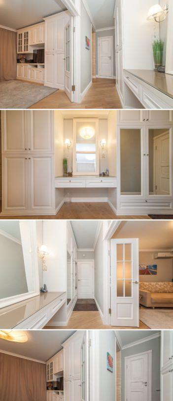 Il design del corridoio nell'appartamento nello stile di un classico moderno #interni #repairs