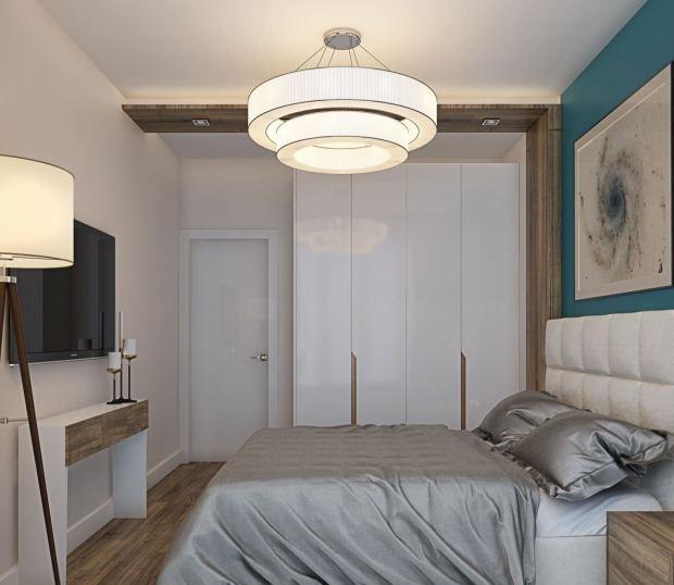 Design moderno di una piccola camera da letto