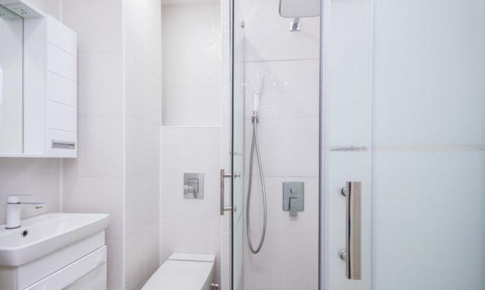 Design contemporaneo del bagno senza vasca