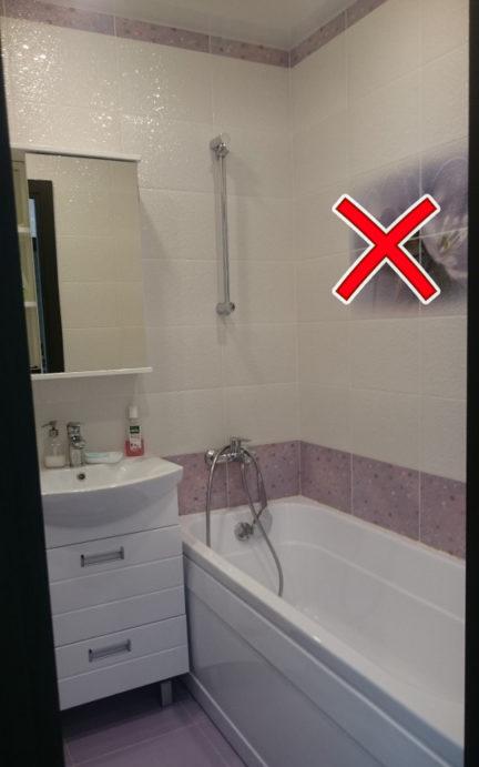 Come non usare le decorazioni in bagno in Krusciov #Interior #designato