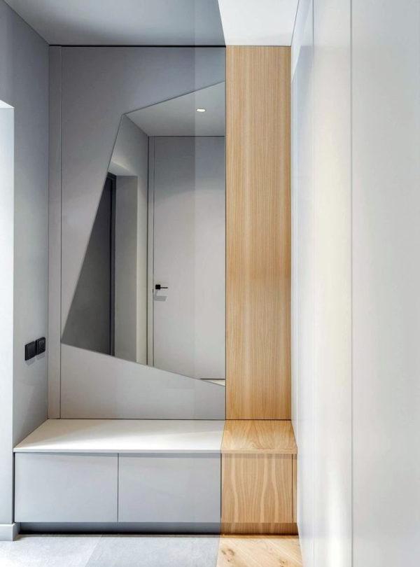 Design del corridoio appartamento high-tech