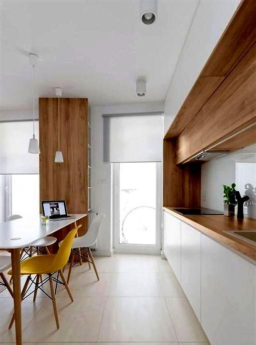 Foto di una cucina in stile scandinavo interni di 15 mq